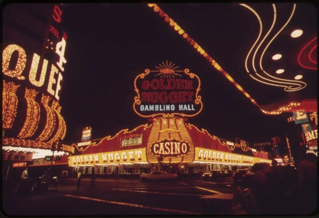 The gaming floor of a casino