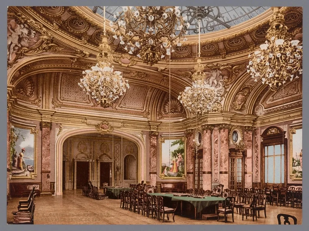 Inside a casino gaming room