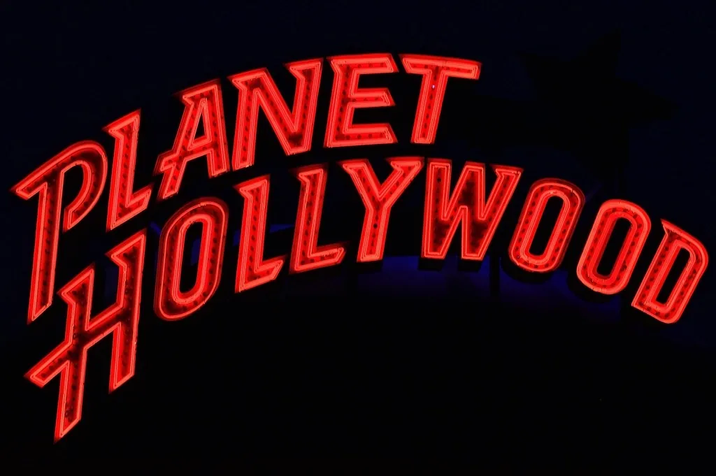 Casino neon on the Las Vegas strip