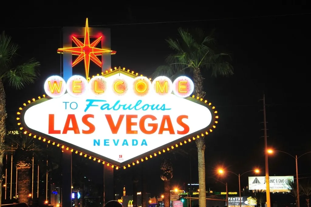 Casino neon on the Las Vegas strip