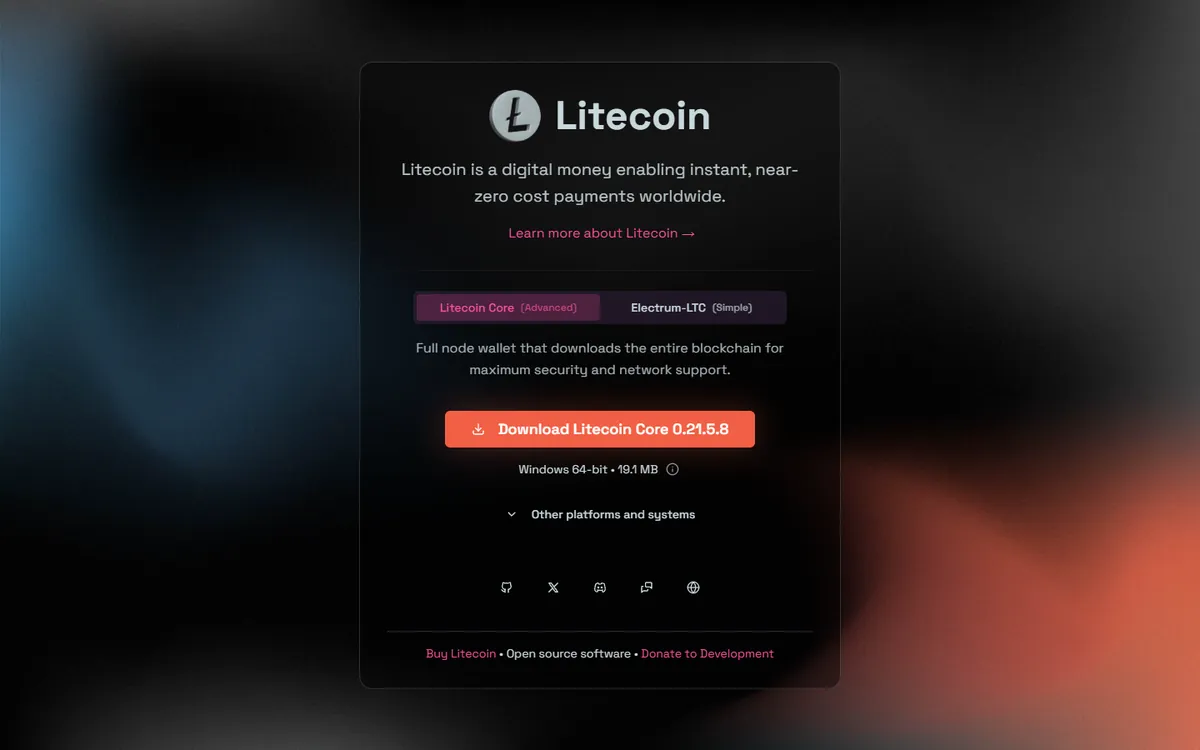 Litecoin coin symbol