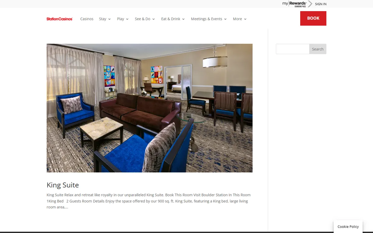 Boulder Station website screenshot