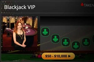Live Blackjack at BetOnline