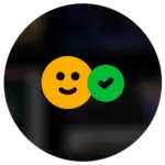 Icons most trusted positive costumer