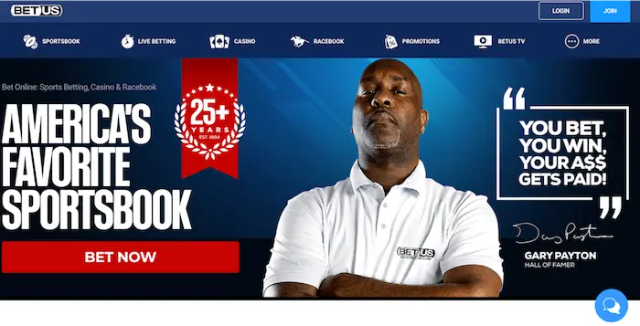 BetUS Homepage
