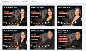 Live Dealer Games at BetUS