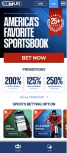 BetUS On Mobile