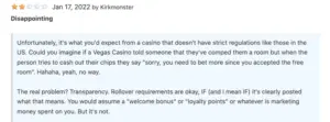 BetUS player review