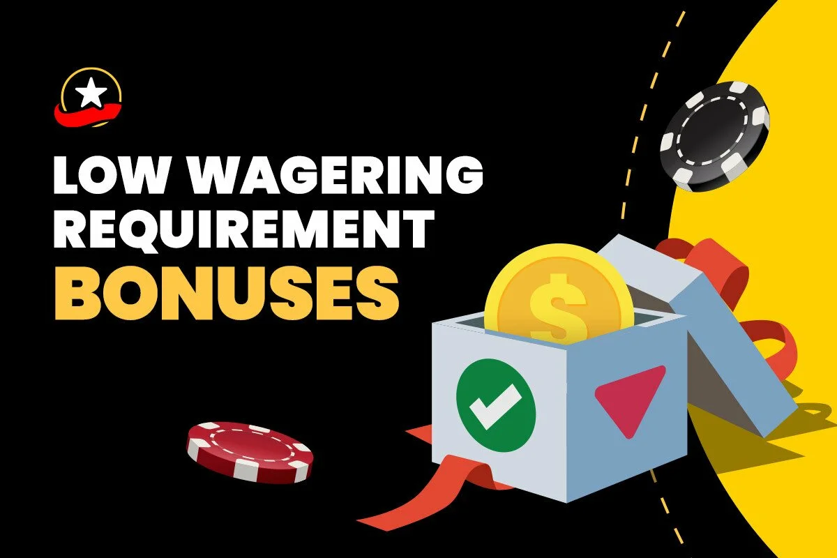 Low wagering bonuses featured
