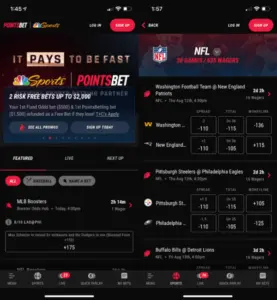 PointsBet Mobile App